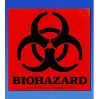 Palmero Healthcare  Biohazard Warning Labels - 100/roll